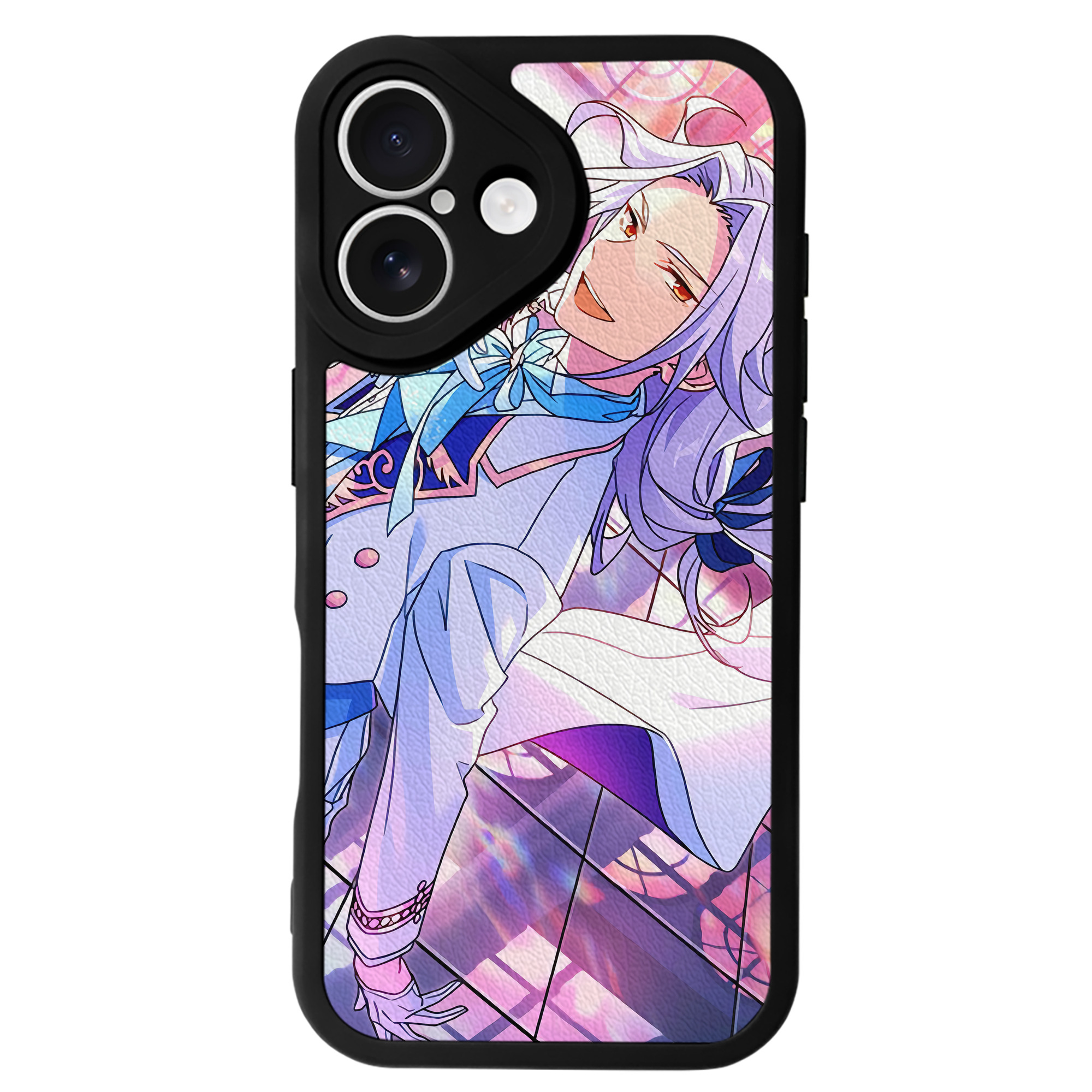 （画像用） あんさんぶるスターズ! Ensemble Stars 【iPhone 16シリーズ対応】シリコンスマホケース（レザー調） 材質：シリコン